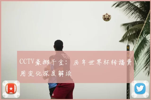 CCTV豪掷千金:历年世界杯转播费用变化深度解读
